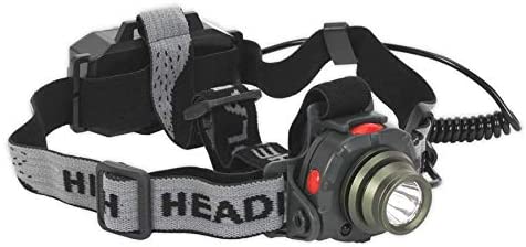 Sealey Ht106Led Head Torch 3W Cree Led Auto Sensor Rechargeable, White