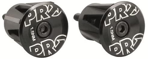 PRO Anodized alloy - black Handlebar End Plugs - black, one-size, Aluminium