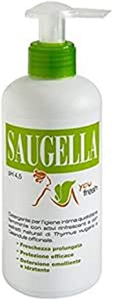 Saugella YouFresh Antibacterial Intimate Cleanser pH 4.5 with Thyme and Calendula Extracts, Freshness