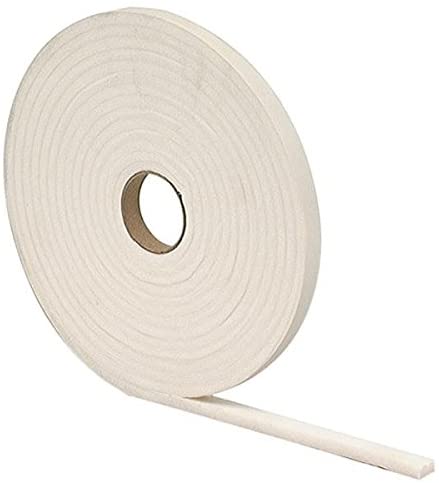 Merriway BH04940 (2 Pcs) StormSeal Door & Window Draught Excluder Weatherstrip, Self Adhesive High Density Rubber Foam