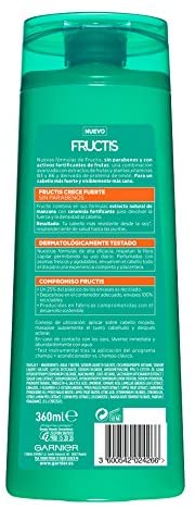 Garnier Fructis Grow Strong Shampoo Shampoo, Strong Growth 360 ml, 360 ml (Pack of 1) - Image 2