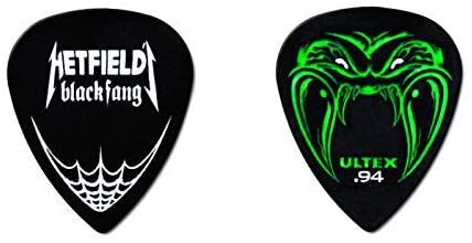 Jim Dunlop Ph112T.94 Fang Pick Tin EA - Black, 94mm - Image 3