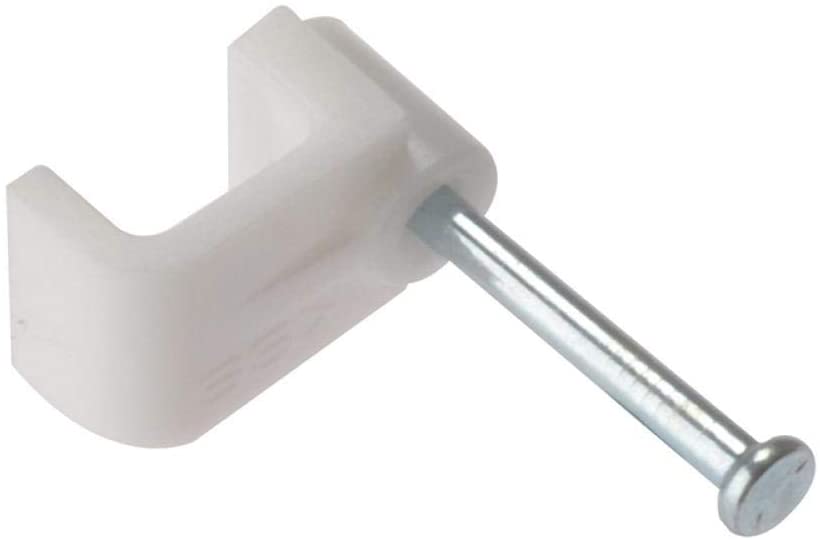 ForgeFix Cable Clips - Flat, White, 1.0mm - Image 2