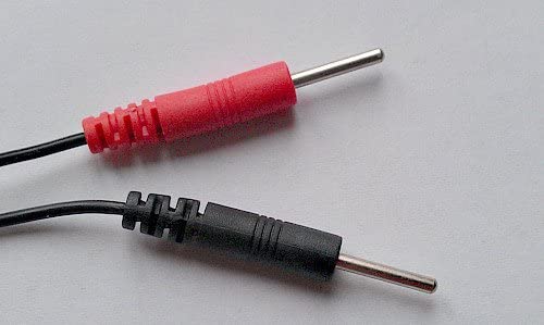 TENS Lead Wires, Replacement Electrode Cables with 2mm Pin Connectors & 2.35mm Plug -2 Pack Compatible with TENS, EMS, NMES - Image 2