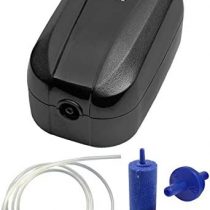 Hidom 2.5w Aquarium Adjustable Air Pump Single Valve HD-602 with Accessories