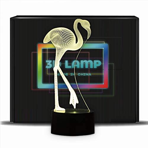 PONLCY 3D Illusion Lamp Cat Led Night Light, 16 Colors Changing USB Desk Lamps with Remote Control