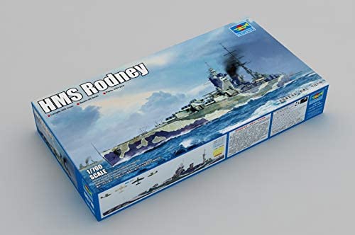 Trumpeter 1: 700 - HMS Rodney, Various, Small