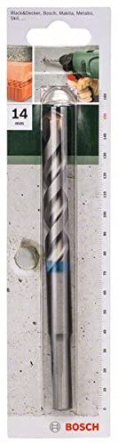 Bosch 1x Concrete Drill Bit (for Concrete Stone, Natural stone, diameter 14,0 mm, Accessory Drill Driver)