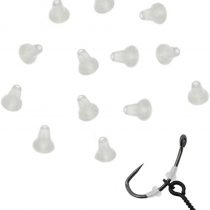 NEWSHOT Hook Stops Shank Beads Carp Fishing Terminal Tackle for Pop Up Hair Chod Rigs Bait Screws(Pack of 30) (Clear)