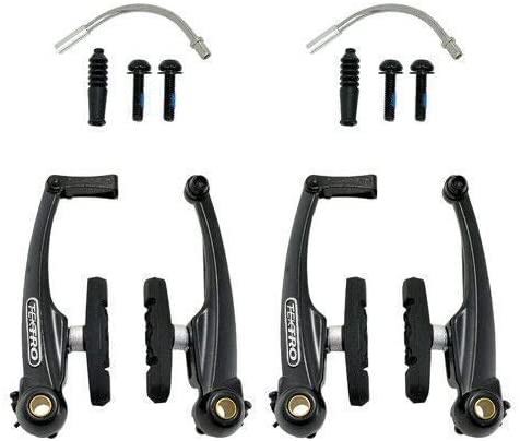 Tektro 857AL Linear Pull Brake Set Long Arms 110mm, Black, MH1813