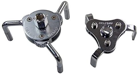 US PRO Professional 2 Piece Three Leg 1/2" Drive Oil Filter Wrench Set B3097, Polished - Image 3