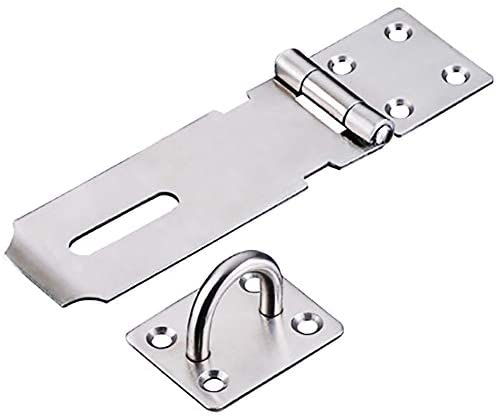 Stainless Steel Padlock Hasp, Tiberham Heavy Duty Hasp and Staple with Screws
