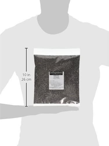 Just Ingredients Chia Seeds 500g,High in Omega, Perfect for Snacks Mix with Water or Food, Bulk Buy, Versatile Superfood Seed - Image 4