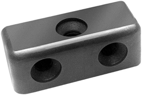 Merriway BH03418 (20 Pcs) Modesty Wood & Furniture Jointing Block Connector Black - Pack of 20 Pieces