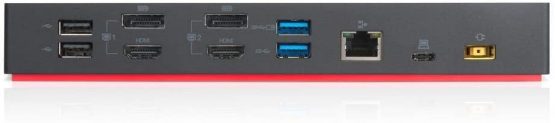Lenovo 40AF0135UK ThinkPad Hybrid USB-C with USB-A Dock - Docking station - USB-C - GigE - 135 Watt - GB - for ThinkPad L480 L580 T480s X1 Yoga X280 - (Laptops > Laptop Docking Stations) - Image 3