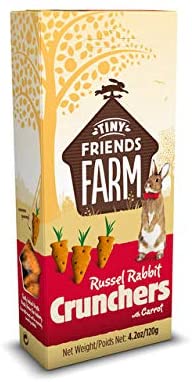 Supreme Petfoods Tiny Friends Farm Russel Rabbit Carrot Crunchers 120g (pack of 8), 120 g (Pack of 8) - Image 4