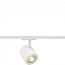 SLV 1-Phase Enola_C, LED spot, Spotlight, Ceiling, Track System, Indoor Lighting / 3000K 11W 900lm White 55 Degrees, Aluminium, 11 W