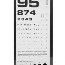 NCD Medical Pocket Eye Chart with Pupil Gauge