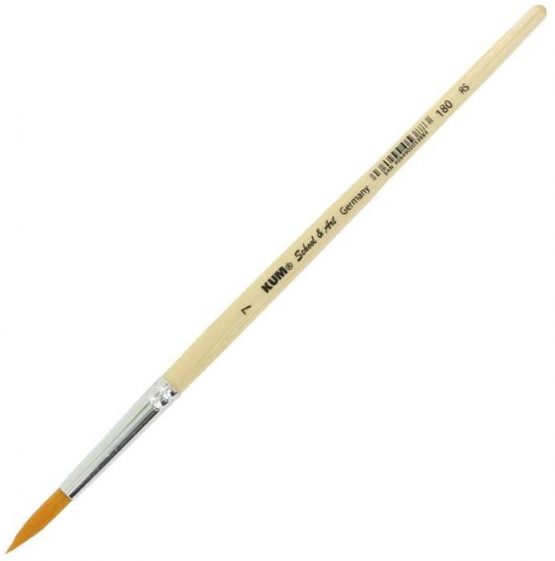 KUM 514.17.19 – Synthetic Brush Pointed, School & Art RS #7, Pack of 1