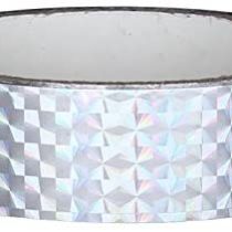 Hologram Decorative Tape 25 mm x 30m for Hula Hoop, Silver