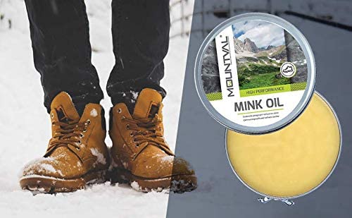 Mountval Mink Oil, Quality Shoe Dubbin Oil, Nourishes Waterproofs And Protects Outdoor Shoes Made Of Leather - Image 4