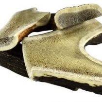 ARTISAN GIFT CO Split Deer Antler Dog Chews – Large – 2 Units - Min. total weight 162g – Ideal for Puppies, Older Dogs and Soft Chewers