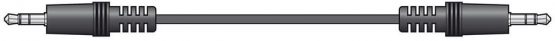 AV Link 3.5mm Stereo Jack to Jack Audio Cable 1.2m, Black - Image 2