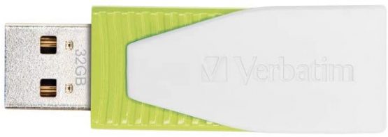 Verbatim Store 'n' Go Swivel USB Flash Drive 32 GB - USB 2.0 - USB memory stick - for laptop notebook ultrabook TV car stereo - USB 2.0 stick - with swivel cap - eucalyptus green - Image 3