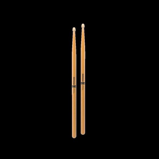 ProMark Drum Sticks - Rebound 5B Drumsticks - Drum Sticks Set - Acorn Wood Tip for Larger Sweet Spot - ActiveGrip Clear Hickory Drumsticks - Consistent Weight and Pitch - 1 Pair - Image 4
