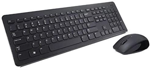 Dell KM636, Keyboard and Mouse Set, Wireless, QWERTY, UK, Black, for Latitude 33XX 2-in-1, Precision Mobile Workstation 5750