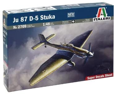 Italeri 1: 48 510002709 - D 5 Stuka ju87, Multicoloured, Large