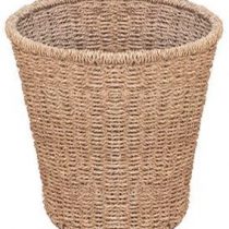 Woodluv Round Seagrass Waste Paper Bin (E01-120)