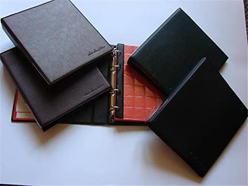 SCHULZ Coin Album 221 Book Forder Holder Binder Collection/Mix Pages £1, £2, 50p Olympic BURGUNDY, Red - Image 2