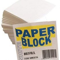 House of Card & Paper Paper Block - White