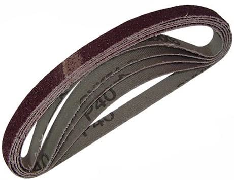 Silverline 386171 Sanding Belts 10 x 330 mm 5pk 80 Grit, multi