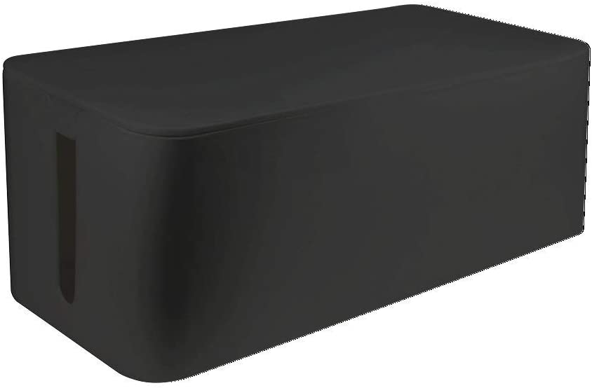 Logilink KAB0062 Cable Box. 40.7 cm Length, Black, Black, groß