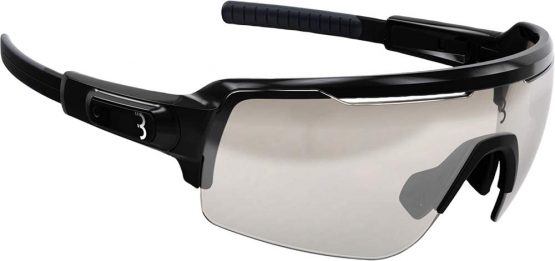 BBB Cycling BSG-61PH Commander PH Sport Glasses with Adaptable Lenses and Hydrophobic Coating for Road and Mountain Biking, , Gloss Metallic Black, One Size