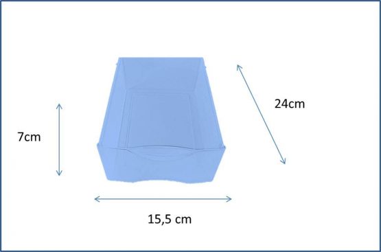 Sundis 24.5 x 18.5 x 25.5 cm Orgamix Mini Storage Tower, Transparent - Image 4