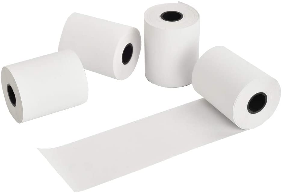 Parrot Essentials Paper Roll Refills for Shreddable Parrot Toys (4 Rolls, White)