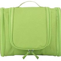 Hanging Travel Toiletry Bag, Cosmetic Kit Bags, Waterproof Shower Organizer, Large Makeup Storage Bag, Family Grooming Kit, Travel Bath Pouch Bag with Hanging Hook for Men/Women Gift Item (Green)