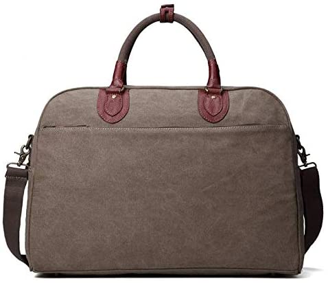 Troop London TRP0263 Classic Canvas Holdall - Large Brown - Image 4