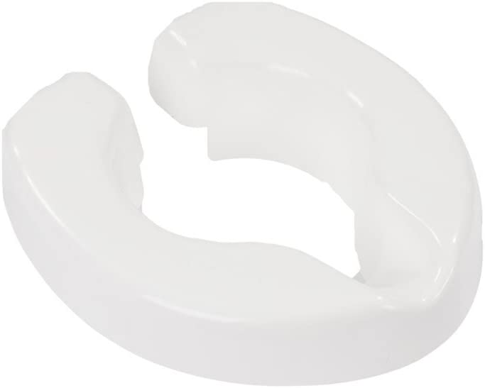 NRS Healthcare Novelle Portable Clip-On Raised Toilet Seat, Height: 75 mm(3 feet) - Image 4