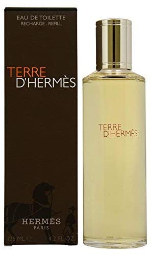 Hermès Terre d'Hermès Eau de Toilette 125ml Refill, 125 ml (Pack of 1)