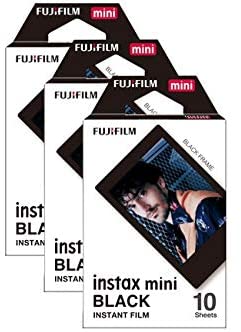 Fujifilm Instax Mini Black Frame Photo Film 30 Pack