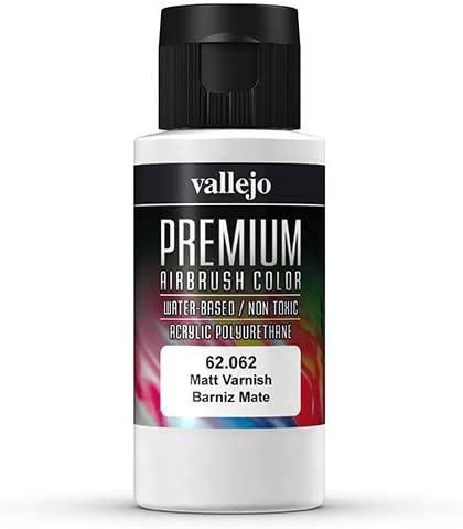 Vallejo Premium Color Acrylic Paint Set, High Resistance for Airbrush Use Versatile Application, 6 x 17 ml Bottles