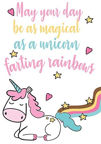 Cheeky Chops Cards Birthday Card Rude Funny Unicorn Friend Sister Girlfriend Wife Daughter - C24 Full colour