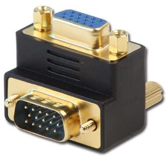 LINDY VGA Male to VGA Female 90 Adapter InchDown Inch