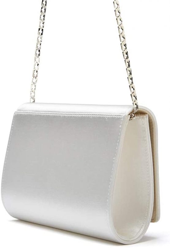 Satin Clutch Handbag - Image 3
