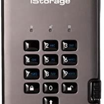 iStorage diskAshur PRO2 SSD 128GB Secure Solid State Drive, FIPS Level 2 Certified -Password Protected, Dust/Water-Resistant IS-DAP2-256-SSD-128-C-G