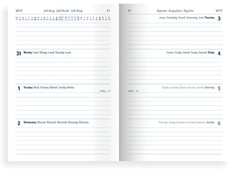 Letts 0018-030714P Student Calendar, Grey/Multicolour - Image 3
